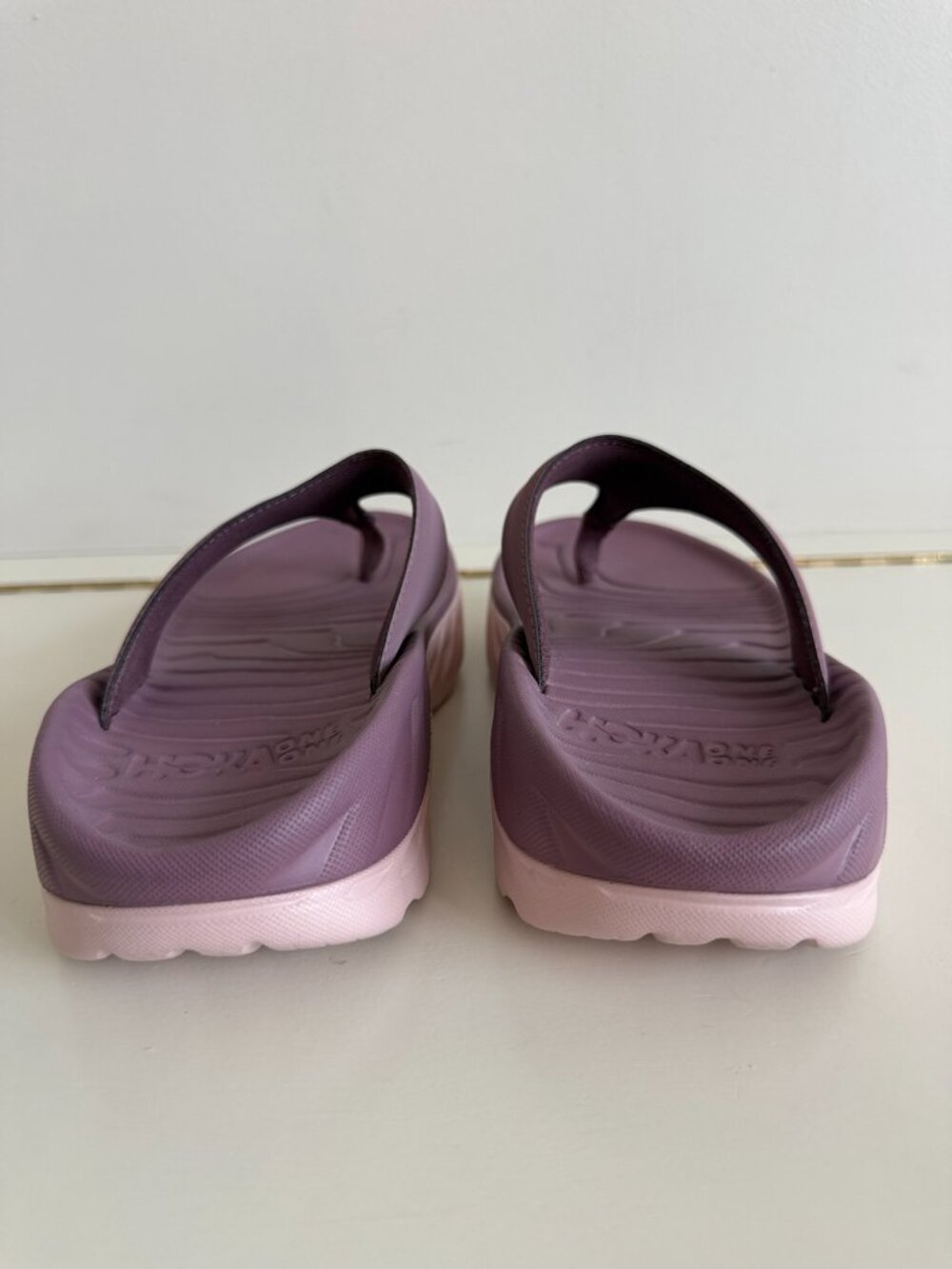 HOKA Ora Recovery Flip 3 Mauve Pink Sandals Women’s Size 6 NWOT - Picture 3 of 8